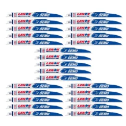 LENOX DEMOWOLF 9 In. Bi-Metal Reciprocating Saw Blade 6 TPI 25 Pk