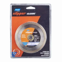 Norton Clipper 4-1/2 In. D X 5/8 And 7/8 In. Diamond Continuous Rim Blade 1 Pc