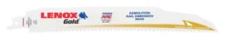 Lenox Gold Power Arc 9 In. Bi-Metal Demolition Reciprocating Saw Blade 6 TPI 5 Pk