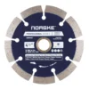 Norske 4-1/2 In. D X 5/8 And 7/8 In. Diamond Segmented Rim Diamond Saw Blade 1 Each