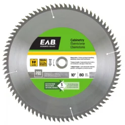 Exchange-A-Blade 10 In. D X 5/8 In. Carbide Finishing Saw Blade 80 Teeth 1 Pk