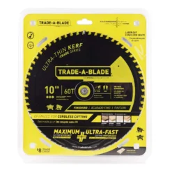 Trade A Blade 10 In. D X 5/8 In. Ultra Thin Kerf Carbide Saw Blade 60 Teeth 1 Each