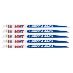 LENOX LUMBERWOLF 12 In. Bi-Metal Reciprocating Saw Blade 6 TPI 5 Pk