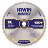 Irwin Marathon 12 In. D X 1 In. Carbide Circular Saw Blade 100 Teeth 1 Pk