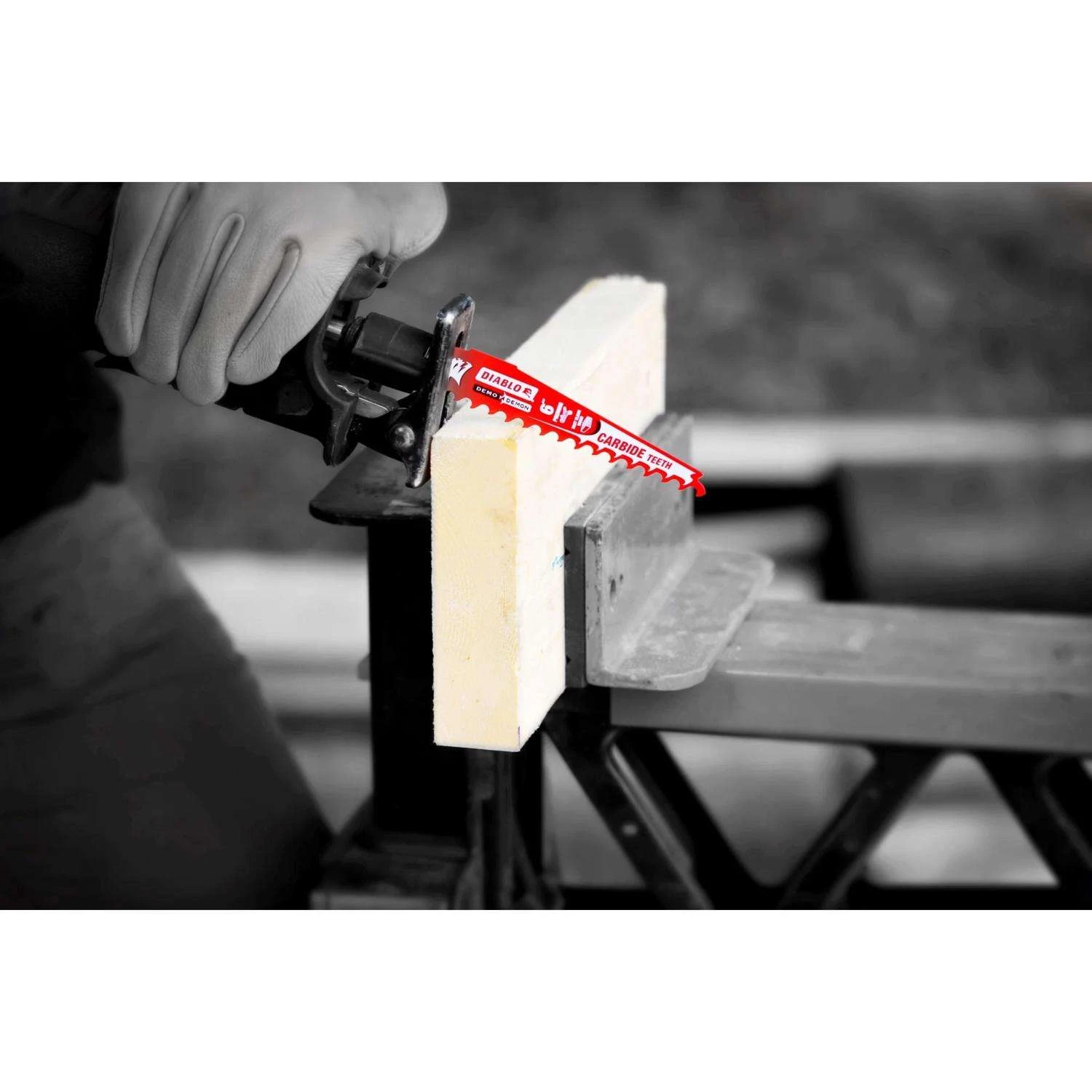 Diablo Demo Demon 12 In. Carbide Tipped Pruning & Clean Wood Reciprocating Saw Blade 3 TPI 1 Pk 2 Diablo Demo Demon 12 In. Carbide Tipped Pruning & Clean Wood Reciprocating Saw Blade 3 TPI 1 Pk - Image 2