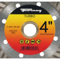Forney Turbo 4 In. D X 5/8 In. Tile Cutting Diamond Continuous Rim Circular Saw Blade 1 Pc -Dewalts Store af1e9938 3e56 4d02 ba03 4c246f998c8c