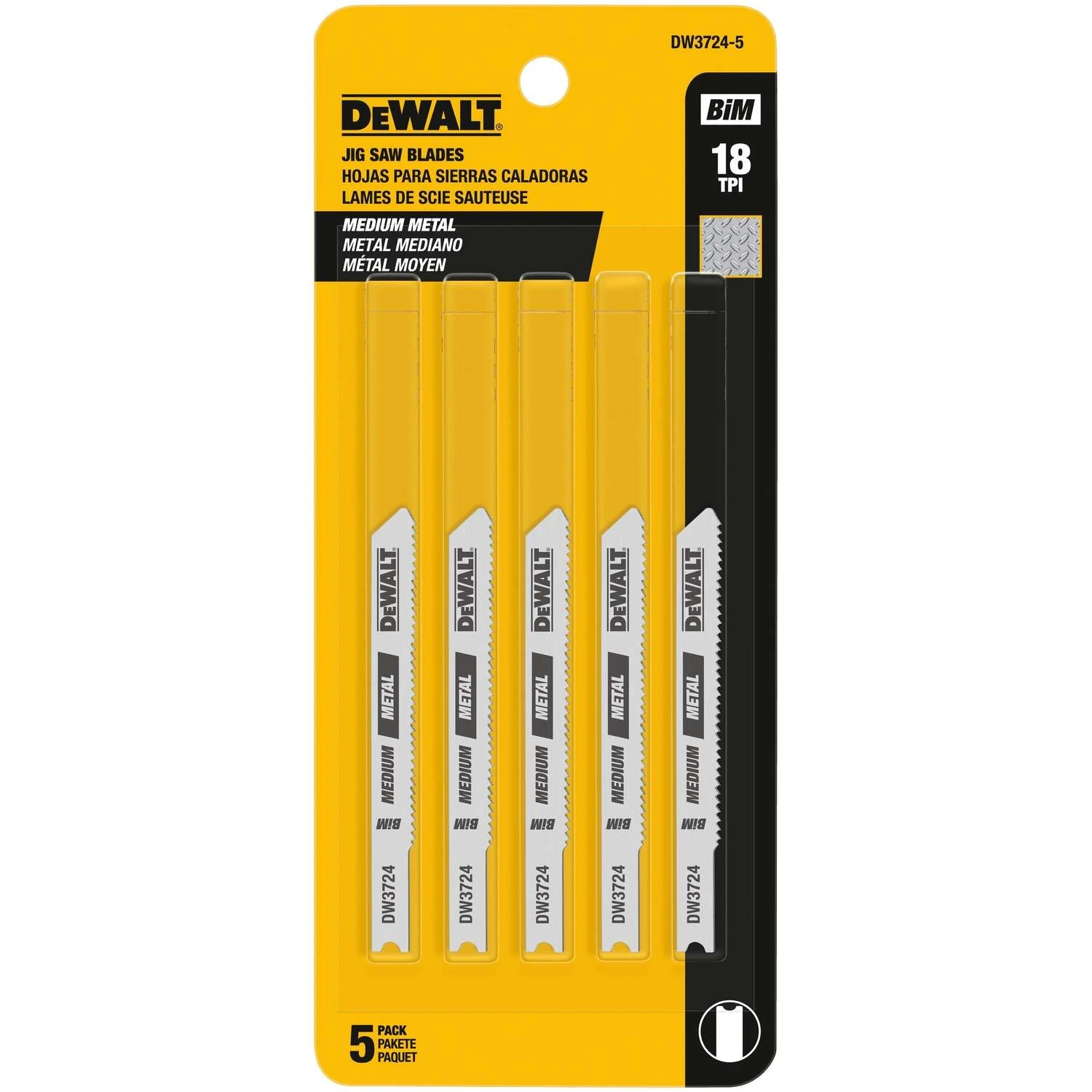 DeWalt 3 In. Cobalt Steel U-Shank Jig Saw Blade 18 TPI 5 Pk 1 DeWalt 3 In. Cobalt Steel U-Shank Jig Saw Blade 18 TPI 5 Pk