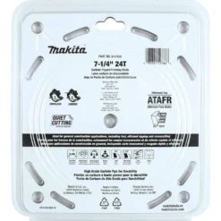 Makita 7-1/4 In. D X 5/8 In. Max Efficiency Carbide Tipped Circular Saw Blade 24 Teeth 1 Pk 5 Makita 7-1/4 In. D X 5/8 In. Max Efficiency Carbide Tipped Circular Saw Blade 24 Teeth 1 Pk -Dewalts Store b9373494 2cf6 416d 8b4f 3e18af29e531