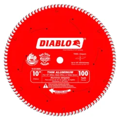 Diablo 10 In. D X 5/8 In. TiCo Hi-Density Carbide Circular Saw Blade 100 Teeth 1 Pk