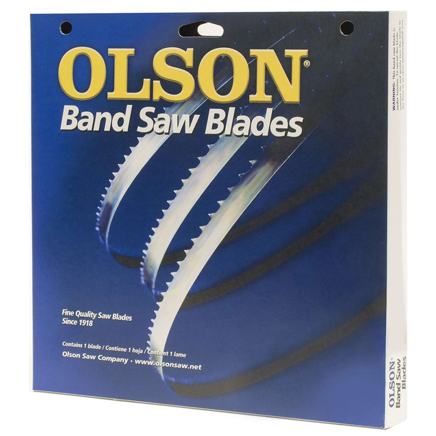 Olson 93.5 In. L X 0.5 In. W Carbon Steel Band Saw Blade 3 TPI Hook Teeth 1 Pk 2 Olson 93.5 In. L X 0.5 In. W Carbon Steel Band Saw Blade 3 TPI Hook Teeth 1 Pk - Image 2