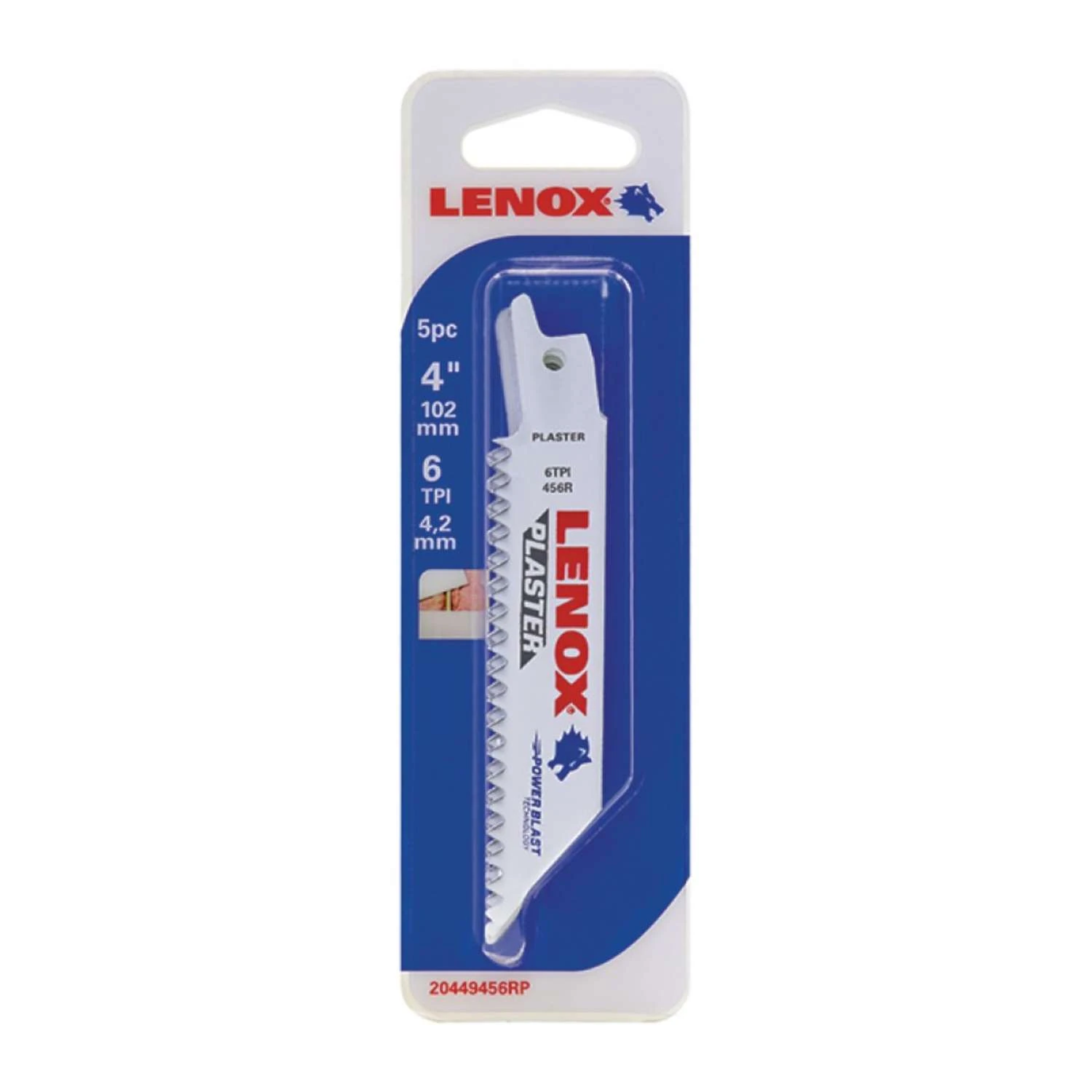 Lenox 4 In. Bi-Metal Reciprocating Saw Blade 6 TPI 5 Pk 1 Lenox 4 In. Bi-Metal Reciprocating Saw Blade 6 TPI 5 Pk