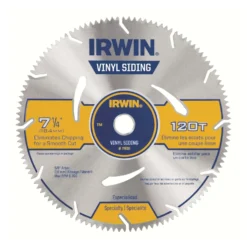 Irwin Marathon 7-1/4 In. D X 5/8 In. Steel Circular Saw Blade 120 Teeth 1 Pk