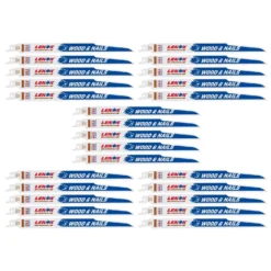LENOX LUMBERWOLF 9 In. Bi-Metal Reciprocating Saw Blade 6 TPI 25 Pk