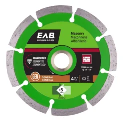 Exchange-A-Blade 4-1/2 In. D X 5/8 And 7/8 In. Diamond Segmented Rim Diamond Saw Blade 1 Pk