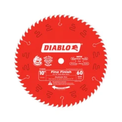 Diablo 10 In. D X 5/8 In. Fine Finish TiCo Hi-Density Carbide Circular Saw Blade 60 Teeth 1 Pk