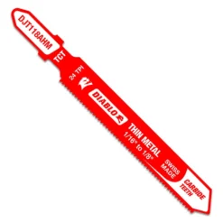 Diablo 3-1/4 In. Carbide T-Shank Thin Metal & Stainless Steel Jig Saw Blade 24 TPI 1 Pk