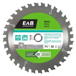 Exchange-A-Blade 7-1/4 In. D X 5/8 In. Carbide Metal Saw Blade 32 Teeth 1 Pk