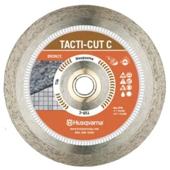 Husqvarna Tacti-Cut Dri Disc 7 In. D X 5/8 In. Steel Continuous Rim Diamond Saw Blade 1 Pk