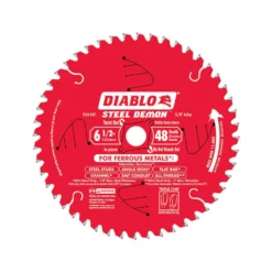 Diablo Steel Demon 6-1/2 In. D X 5/8 In. TiCo Hi-Density Carbide Metal Saw Blade 48 Teeth 1 Pk
