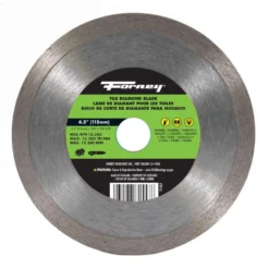 Forney 4-1/2 In. D X 7/8 In. Diamond Diamond Saw Blade 1 Pc