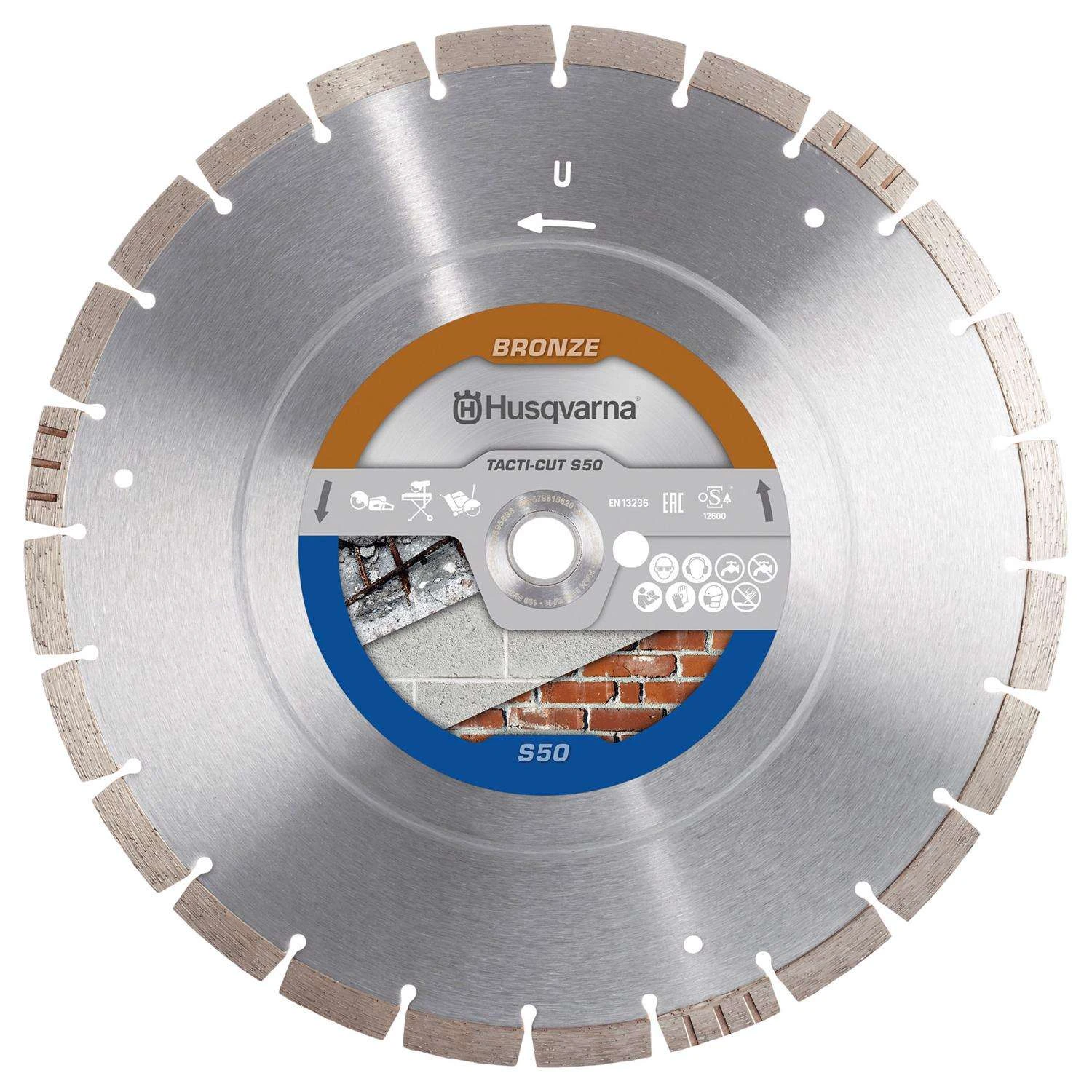 Husqvarna 14 In. D X 1 In. Tacti-Cut S50 Alloy Steel Circular Saw Blade 5 Pk 1 Husqvarna 14 In. D X 1 In. Tacti-Cut S50 Alloy Steel Circular Saw Blade 5 Pk