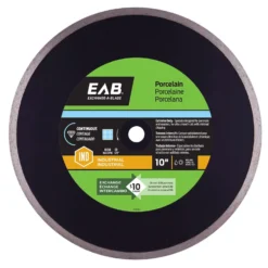 Exchange-A-Blade 10 In. D Diamond Matrix/Steel Continuous Rim Diamond Saw Blade 1 Pk