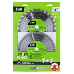 Exchange-A-Blade 12 In. D X 1 In. Carbide Saw Blade Combo Pack 2 Pc