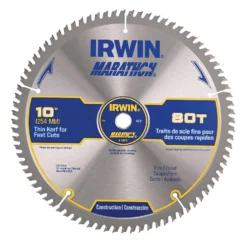 Irwin Marathon 10 In. D X 5/8 In. Carbide Circular Saw Blade 80 Teeth 1 Pk