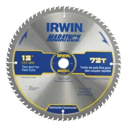 Irwin Marathon 12 In. D X 1 In. Carbide Miter And Table Saw Blade 72 Teeth 1 Pk