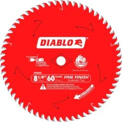 Diablo 8-1/4 In. D X 5/8 In. TiCo Hi-Density Carbide Circular Saw Blade 60 Teeth 1 Pk