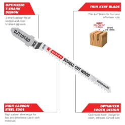 Diablo 4 In. High Carbon Steel T-Shank Reverse Cut Wood Jig Saw Blade 10 TPI 5 Pk 5 Diablo 4 In. High Carbon Steel T-Shank Reverse Cut Wood Jig Saw Blade 10 TPI 5 Pk -Dewalts Store fb2e96b4 0476 4927 b723 00349e488f9e