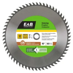Exchange-A-Blade 10 In. D X 5/8 In. Shelving Carbide Finishing Saw Blade 60 Teeth 1 Pk