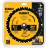 DeWalt 8-1/4 In. D X 5/8 In. Tungsten Carbide Circular Saw Blade 24 Teeth 1 Pk